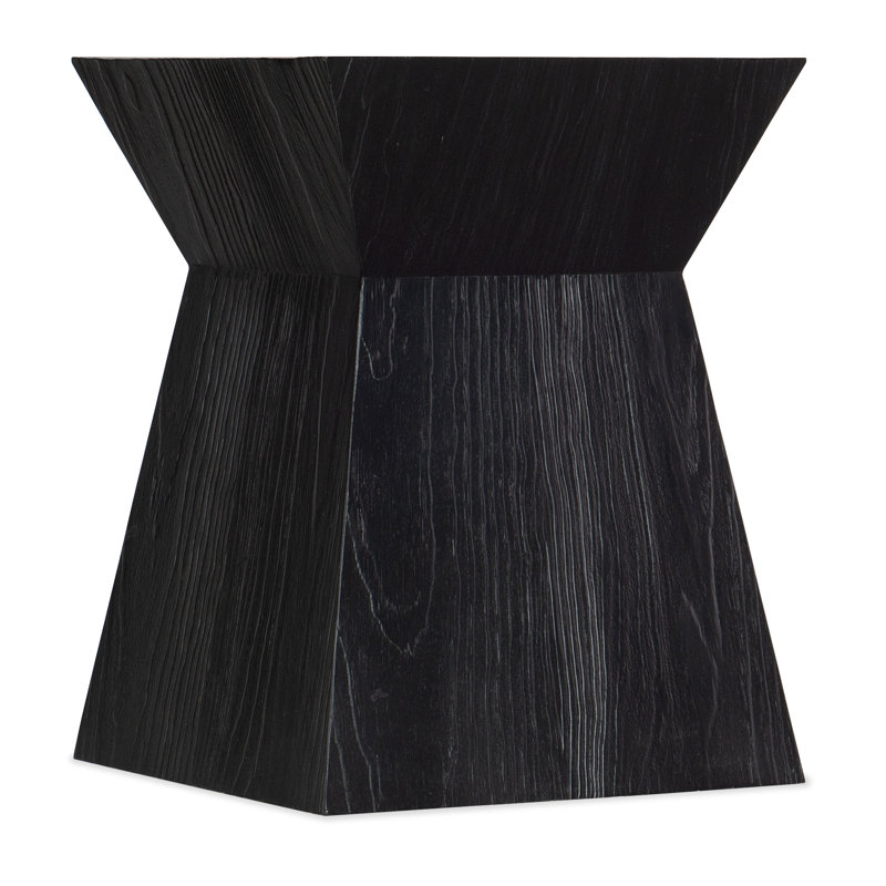 Linville Falls Black Square Wood End Table
