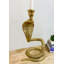 Metal Tabletop Candlestick with Candle Included