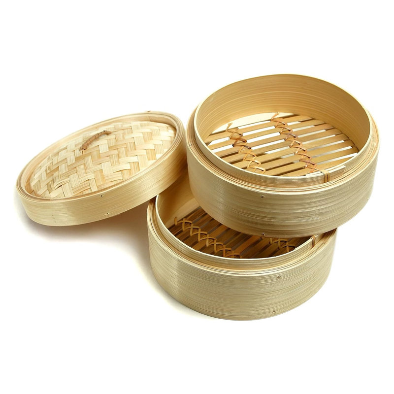 Ken Hom Bamboo Steamer Basket with 20cm Diameter