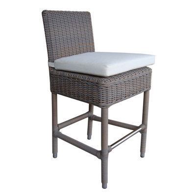 Tabouret de bar avec coussin de patio Oconee