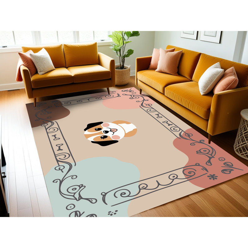 Tapis pour enfants East Urban Home, Rectangulaire 2 pi x 3 pi