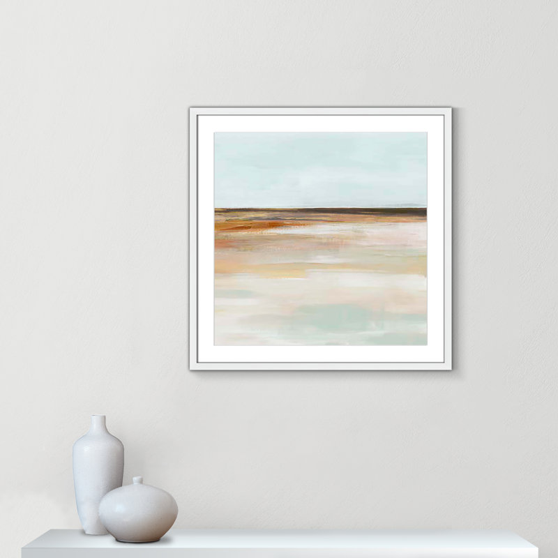 «Coastal Glades II» par Ian C, H 27,5 po x l 27,5 po x P 0,75 po, Encadré de boîte blanc
