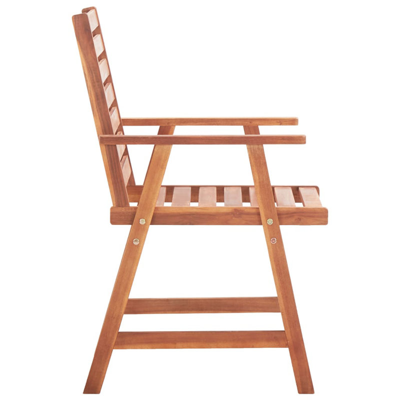 Arceo Patio Dining Side Chair, Brown
