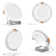 4" Round 9W LED Recessed Dimmable Downlight with Junction Box, 120V, 650LM, CCT Selectable