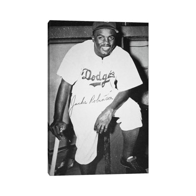 Jackie Robinson (1919-1972) - Print on Canvas