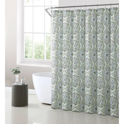 Rideau de douche géométrique simple