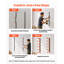 3 cm W Steel Wall Mounted Shelving Unit