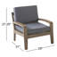 Chaise de patio avec coussins Berkley