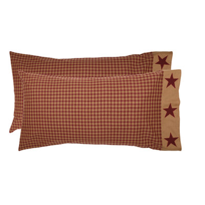 Taie d'oreiller 100% coton à densité de tissage 140 fils Ninepatch Star