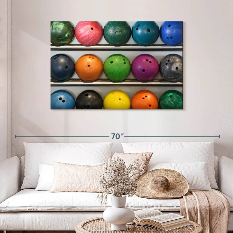 Sireci Bowling Balls, 30" H x 45" W
