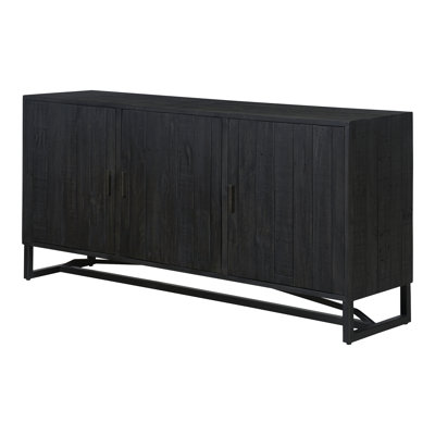 Buffet en bois de pin de 68 po de largeur Lopez
