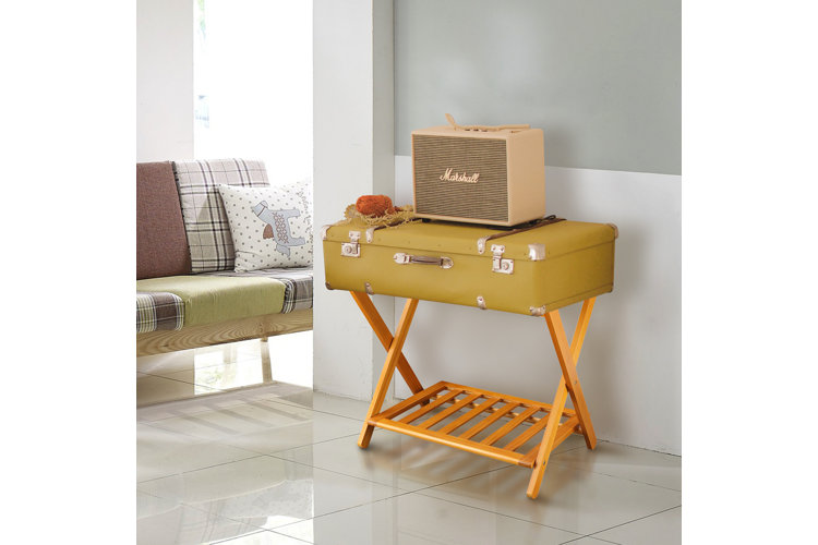 Folding Wood Luggage Rack