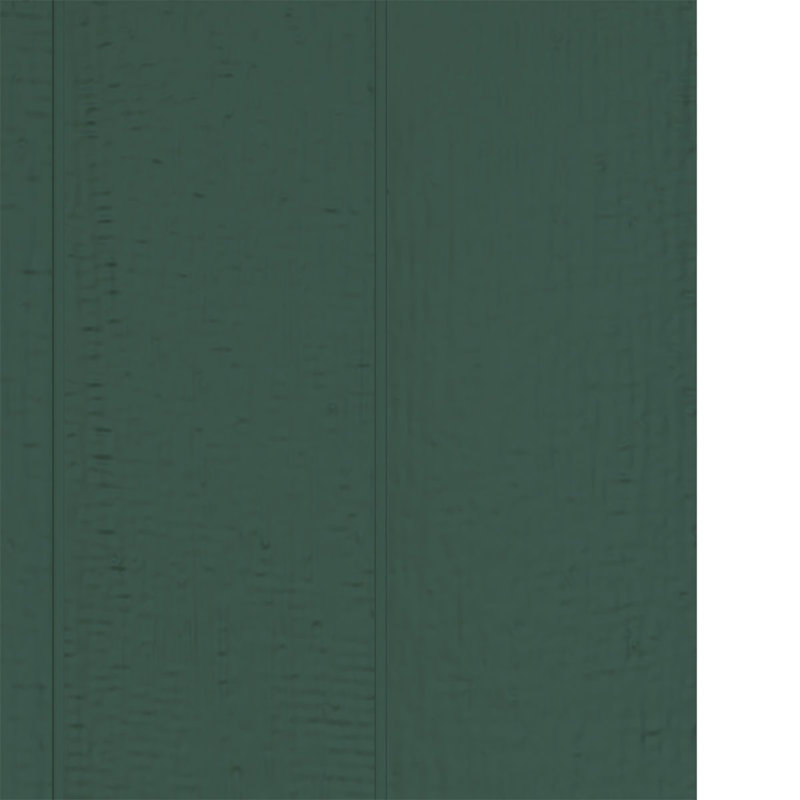 Builders Edge, paire de volets standard à quatre planches jointes avec arche, planche-n-lattes, Vert forêt, 49 po