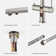 KIBI Circular 2-in-1 Single Hole Pull Out Kitchen Faucet