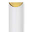 Meyer Metal Sconce (White and Natural Brass)-1903641432