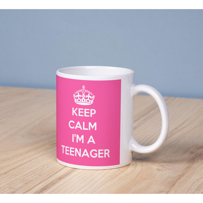 Ceramic Coffee Mug, Pink
