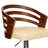 Hancock Swivel Adjustable Height Barstool with Pedestal Base in Faux Leather, Wood and Metal-89157370-63322041-63322042