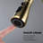 Brushed Gold Stainless Steel Kitchen Faucet With Pull Out Spray, 360 Rotating Nozzle, Corrosion & Rust Trait-1761148552