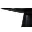 Table de salle à manger 59 "et chaise, noir ébène avec chaise en tissu beige, bois massif, idée de pensée moderne et ergonomique large noir, style élégant