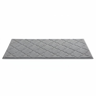 Soft Kitchen Floor Mats for in Front of Sink  Absorbent Kitchen Rugs 20"x59" Non-Skid Standing Mat Washable Polyester