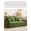 Canapé inclinable moderne en velours pour bébé et acier au carbone vert pour chambre et salon-1710314897