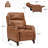 Traditional Oversize Genuine Leather Pushback Recliner-1176625770