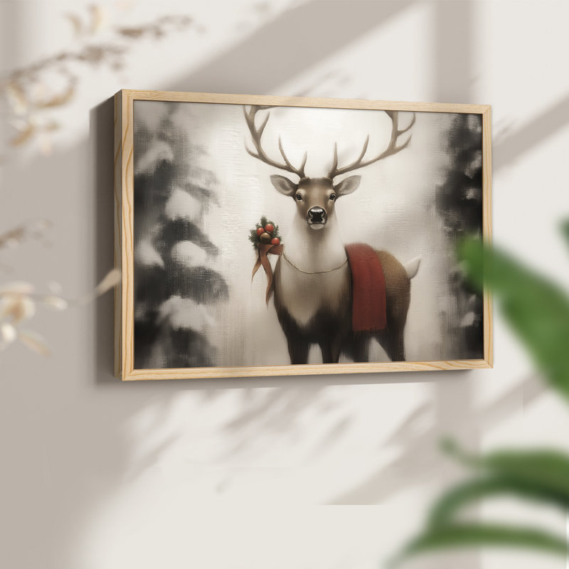 Art de Noël - DCCCLxxvi - reproduction encadrée, H 8 po x l 10 po, Naturel
