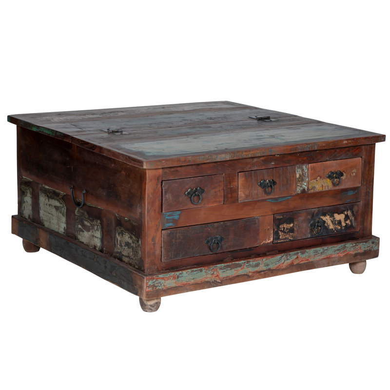 Table basse Finbar, Marron foncé