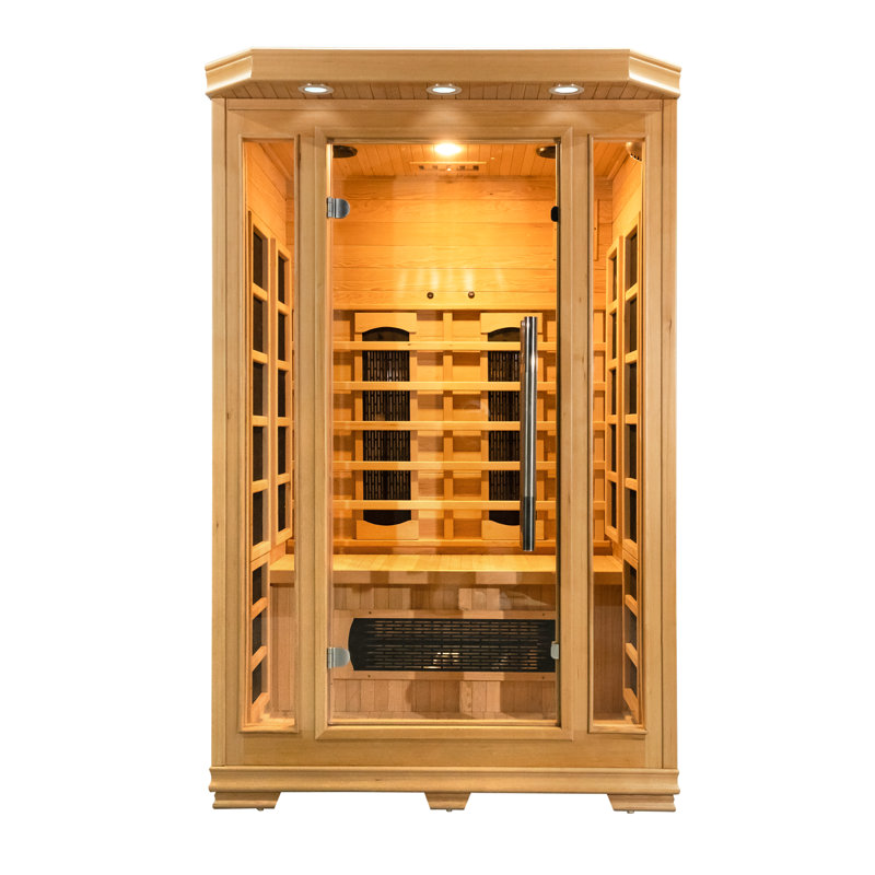 Vidalux Solara 3 Person Full Spectrum Infrared Sauna With Complete Heat, 2 Person
