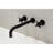 Kingston Brass Concord Two-Handle 3-Hole Wall Mount Roman Tub Faucet-60120189-60120188