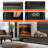 Aathyn 19.67'' W Black Electric Fireplace Insert
