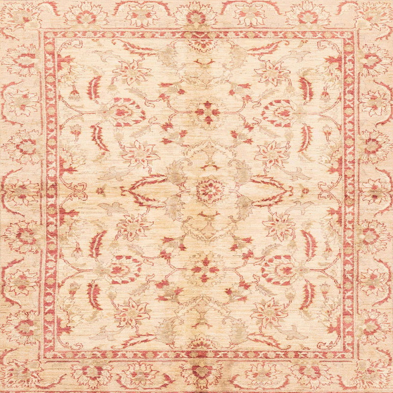 Tapis abstrait moderne 3390, Carré 6 pi