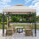8 pi L 8 pi. D Pavillon de jardin en acier