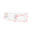 Banc de rangement rustique avec portes en rotin tissé, tablettes réglables et coussin amovible pour le vestibule-1117794409