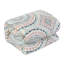 Ensemble d'édredon en microfibre rose / gris / ivoire Nason-1172012012