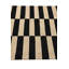 Tapis noir et blanc 4 x 6 Pinkerton