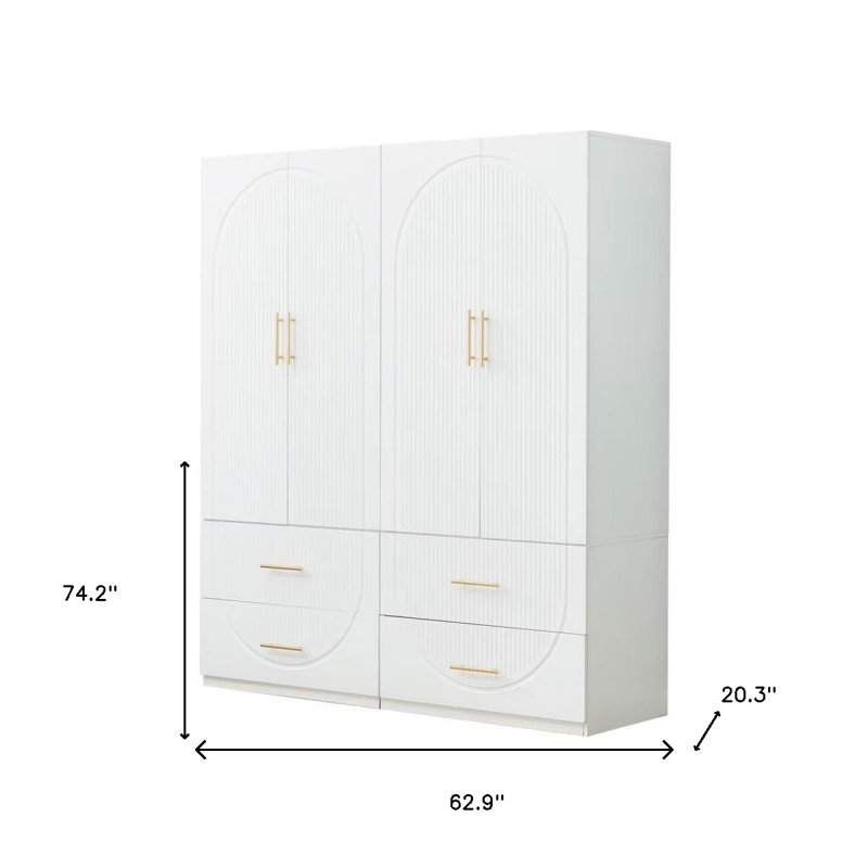 Commode combinée 74 po