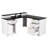 L-Shaped Desk with Charging Station And Monitor Stand-1689403218