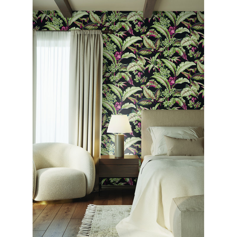 Papier peint Heiti, Noir