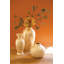 Vase en bambou filé avec coquille de Capiz DÉTAIL # 5