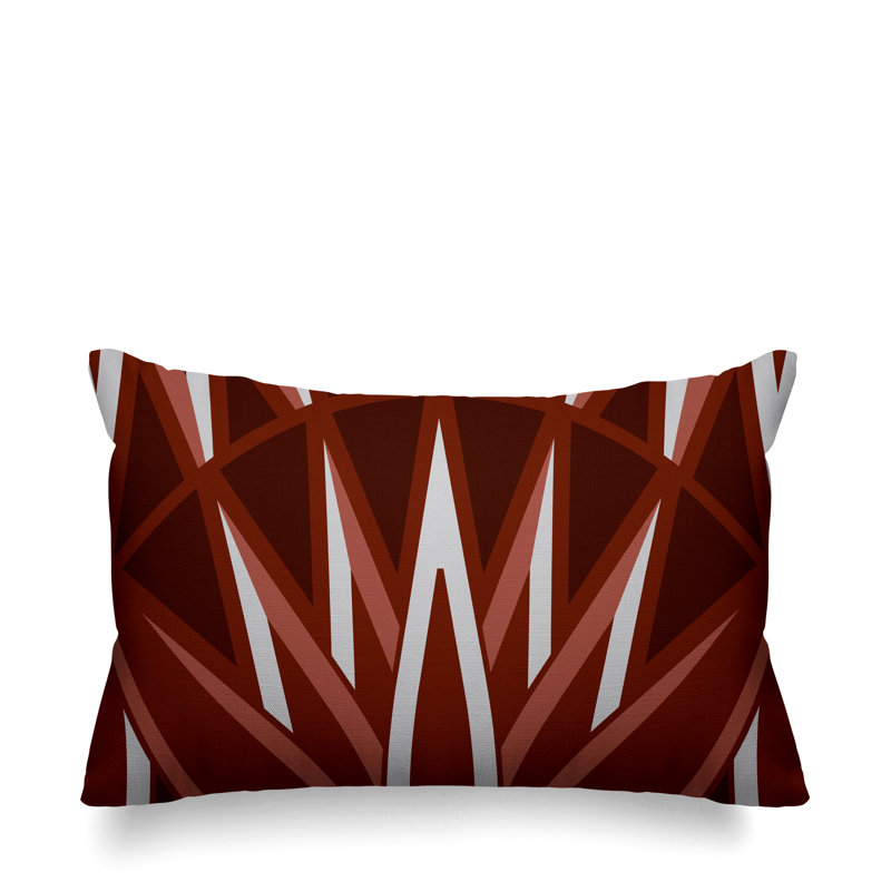 Ella Outdoor Rectangular Pillow Cover & Insert, Red