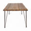 Table de salle à manger d'extérieur en bois