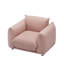 Canapé confortable surdimensionné avec pieds en métal et coussins supplémentaires pour le salon-108847079