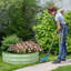 Lit de jardin surélevé en métal 2,5 pi x 2,5 pi Cotilla-2079043032