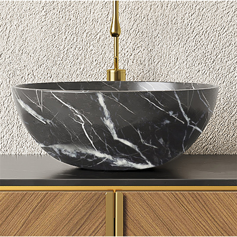 14'' Bathroom Sink, Black
