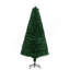 Sapin de Noël artificiel illuminé de 6 pi avec branches réalistes, 24 lumières DEL multicolores, fibre optique et 230 pointes
