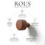 ROUS Hardware Mid Century Modern Knurled Knob-1621958749