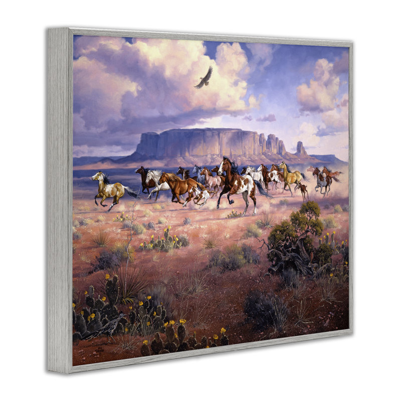 «Western Canyon Horse», estampe numérique par Jack Sorenson, Estampe numérique Farmhouse, H 16 po x l 20 po