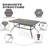 Patio 7 Pieces PVC-coated polyester Dining Set With Swivel Design, Umbrella Hole