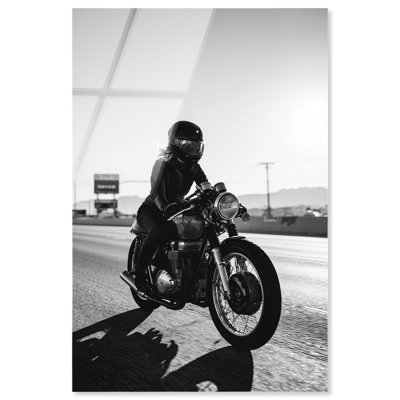 "Road Warrior", reproduction d'art sur toile par Notoriart, prêt à accrocher, 24 x 36